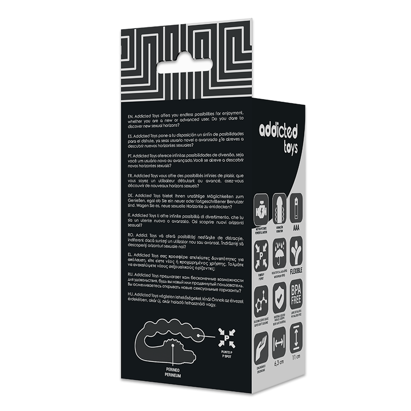 ADDICTED TOYS - MASSAGGIATORE ANALE PROSTATICO CON VIBRAZIONE - immagine 6