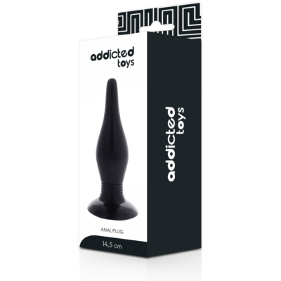 addicted toys plug anale 14.5 cm nero 3