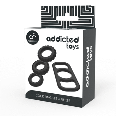 addicted toys set di anelli per cazzo 4 pezzi