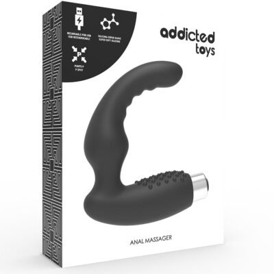 addicted toys vibratore prostatico ricaricabile modello 2 nero 3