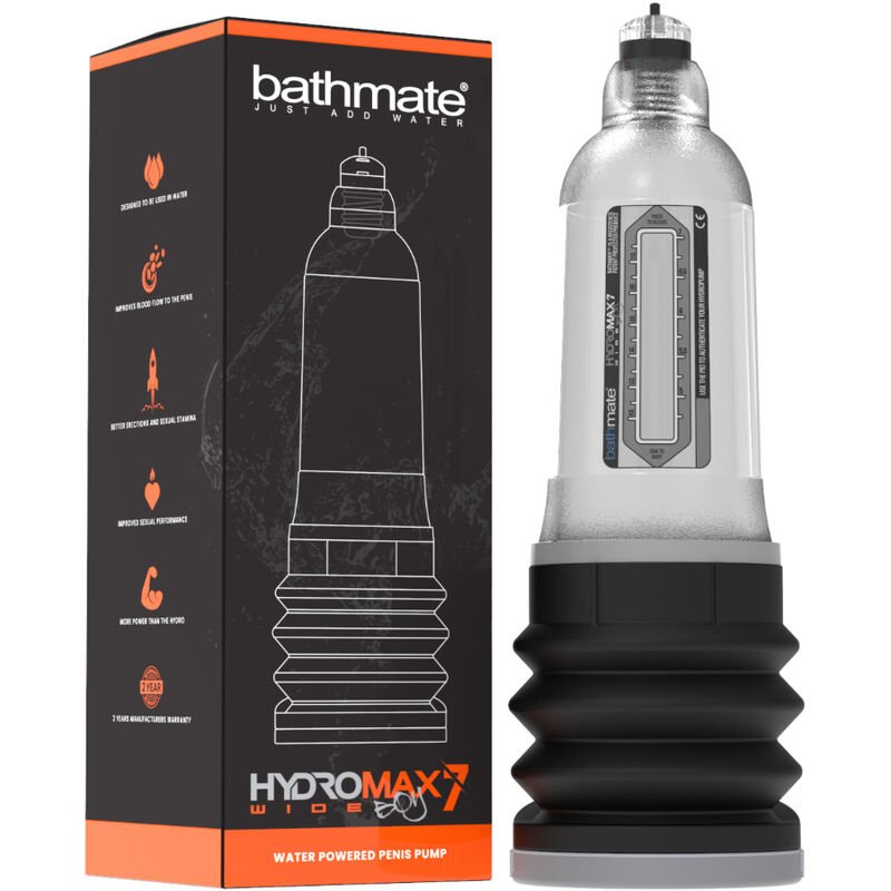 BATHMATE - HYDROMAX 7 WIDE BOY X30 TRASPARENTE - immagine 2