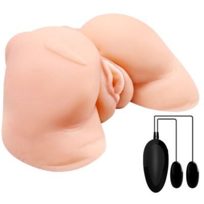 crazy bull vagina e ano con rete realistica con vibrazione 9