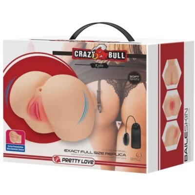 crazy bull vibratore realistico per la vagina e ano kylie 4