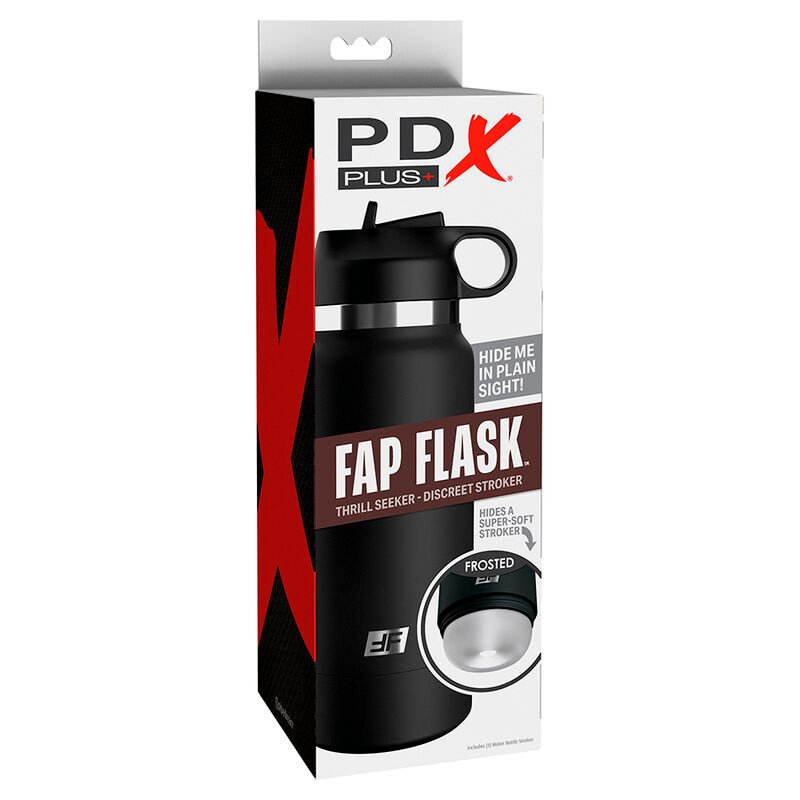 PDX PLUS - FAP FLASK BOTTLE DISCRET STROKER MODELLO TRASPARENTE 1 - immagine 6