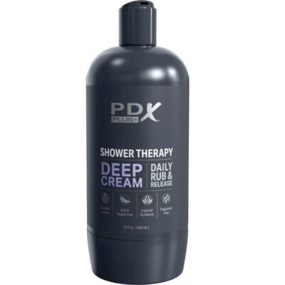 pdx plus masturbatore stroker design discreto in bottiglia di shampoo con crema profonda 4