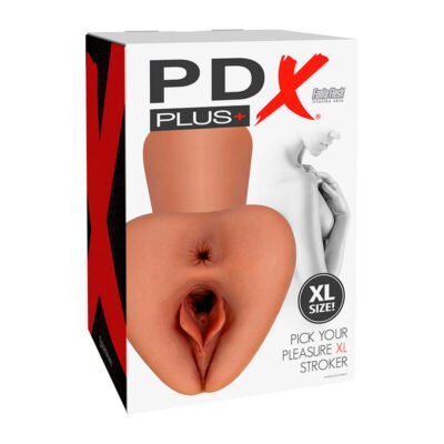 pdx plus pick your pleasure xl realistico stroker marrone 1