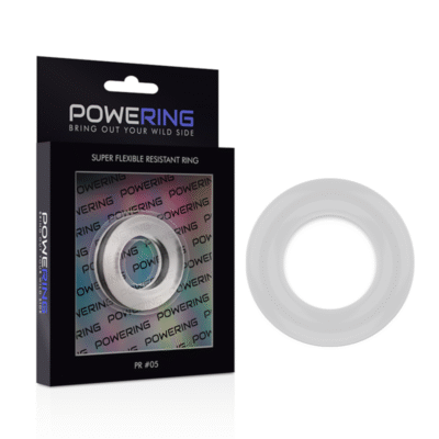 powering anello per pene super flessibile e resistente 48 cm pr05 trasparente 6
