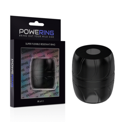 powering anello per pene super flessibile e resistente 5 cm pr11 nero 4