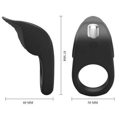 pretty love anello vibrante per pene susanna nero 5