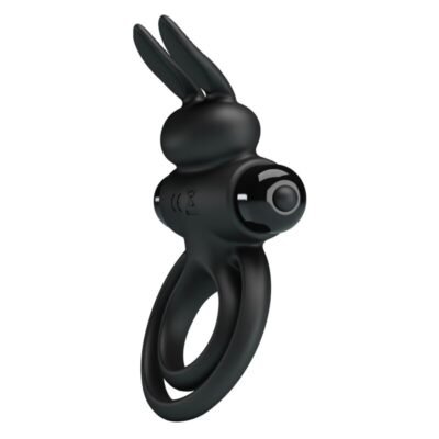 pretty love anello vibrator iii rabbit per pene nero 3