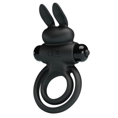 pretty love anello vibrator iii rabbit per pene nero 7