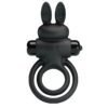 pretty love anello vibrator iii rabbit per pene nero 8