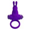 pretty love anello vibratore i coniglio per pene viola 6
