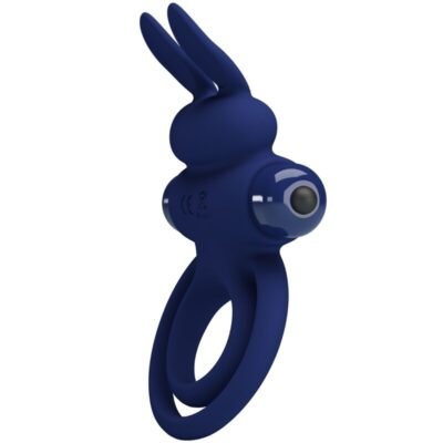 pretty love darey doppio anello vibrante coniglio blu 8