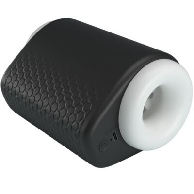 pretty love dj girl masturbatore maschile con vibrazione 5 impostazioni negro 10