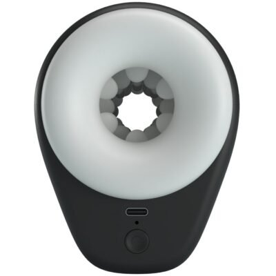 pretty love dj girl masturbatore maschile con vibrazione 5 impostazioni negro 8