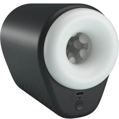 pretty love dj girl masturbatore maschile con vibrazione 5 impostazioni negro 9