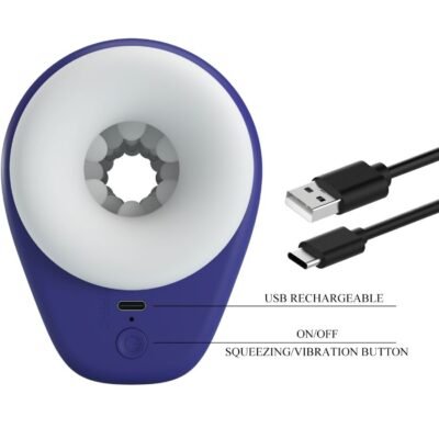 pretty love dj lady masturbatore maschile con vibrazione 5 impostazioni viola 1