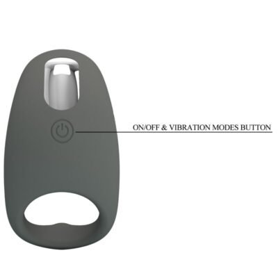 pretty love gemma anello vibratore con memory grigio 5