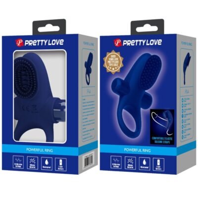pretty love palle anello con vibrazione blu
