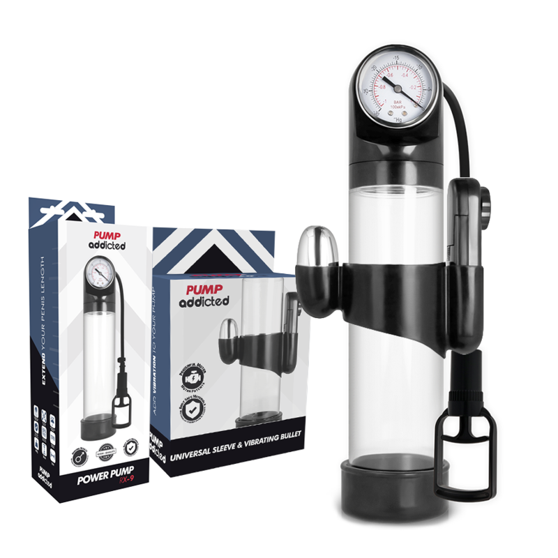 PUMP ADDICTED - VIBRATORE TRASPARENTE RX9 - immagine 2