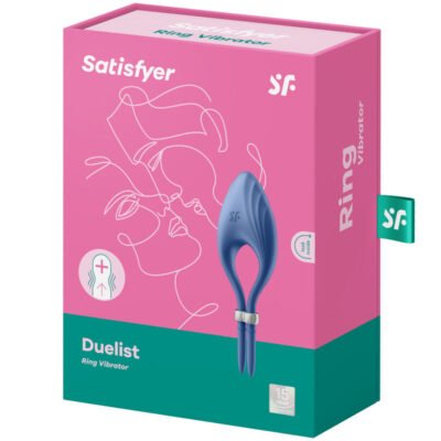 satisfyer anello vibratore duelist blu 1