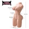 xise erica spinta torso realistico con vibrazione femminile 84 cm 6
