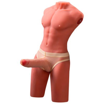 xise jason mezzo corpo torso maschile realistico con spinta e vibrazione 55 cm 11