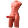 xise jason mezzo corpo torso maschile realistico con spinta e vibrazione 55 cm 14