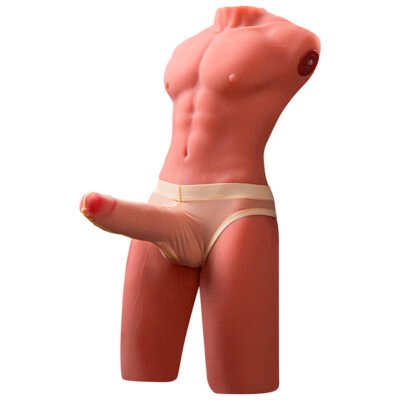 xise jason mezzo corpo torso maschile realistico con spinta e vibrazione 55 cm 15