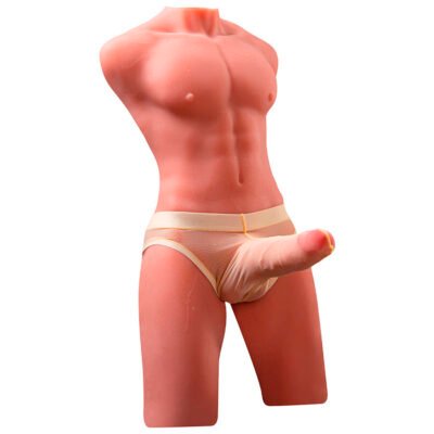 xise jason mezzo corpo torso maschile realistico con spinta e vibrazione 55 cm 9
